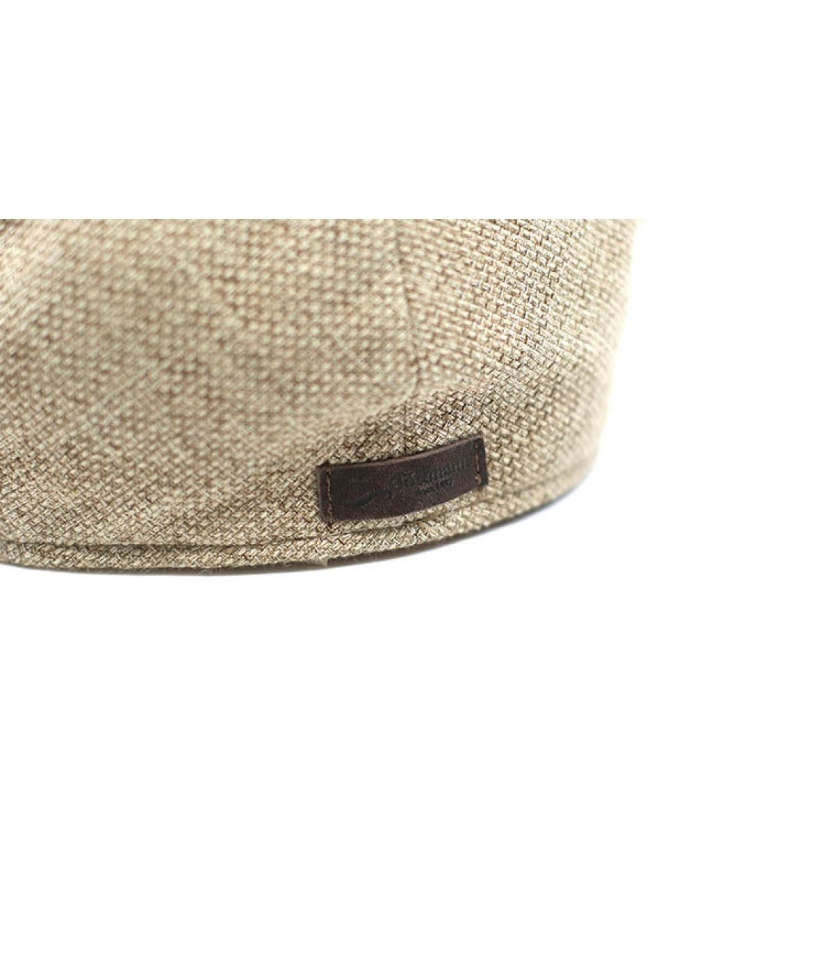 Barett beige Leinen Barett beige Leinen